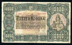 1923 10000K Pénzjegy e